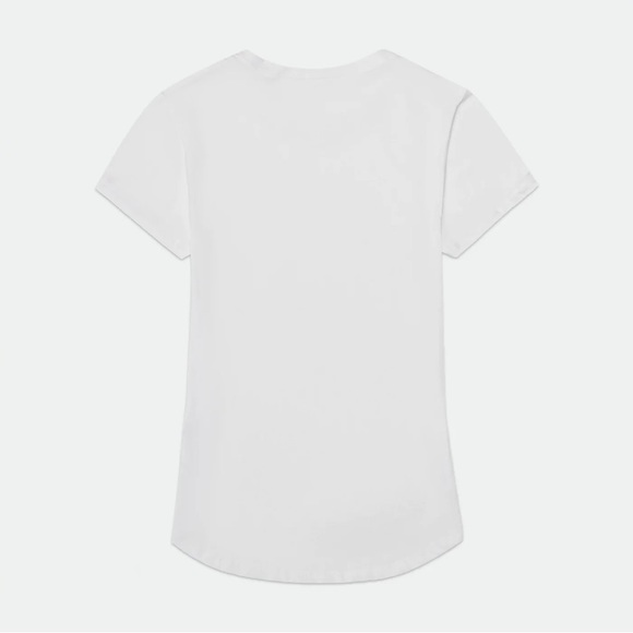Fuck That Noise (In Your Head) Yoga Bitch Curved Hem Dreamy Supima Tee NWT - Picture 2 of 2